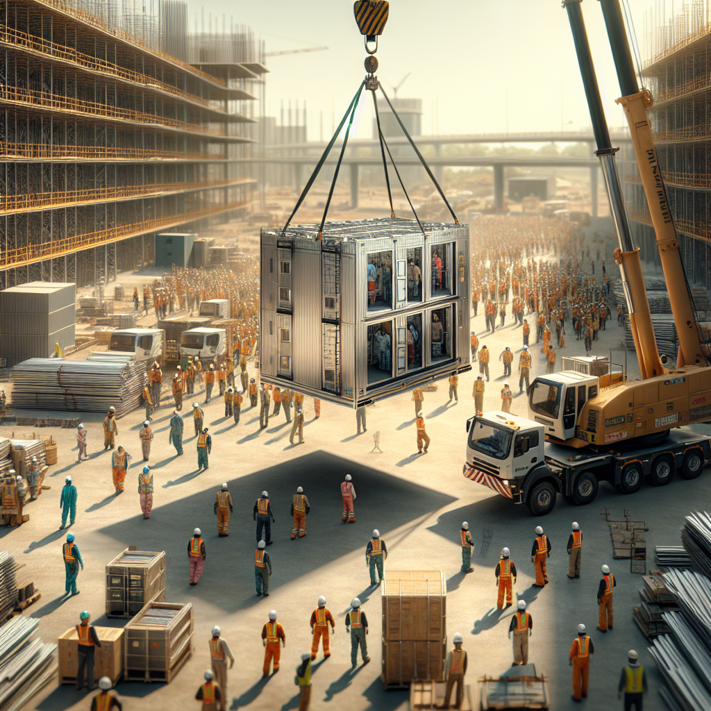 Сколько весит строительная бытовка и как её установить