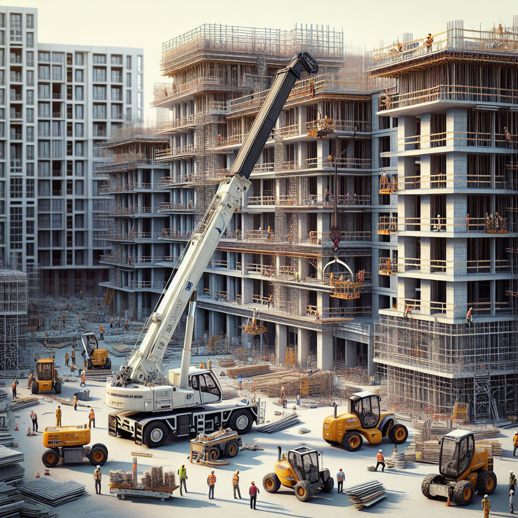 Аренда спецтехники для монтажа фасадных конструкций