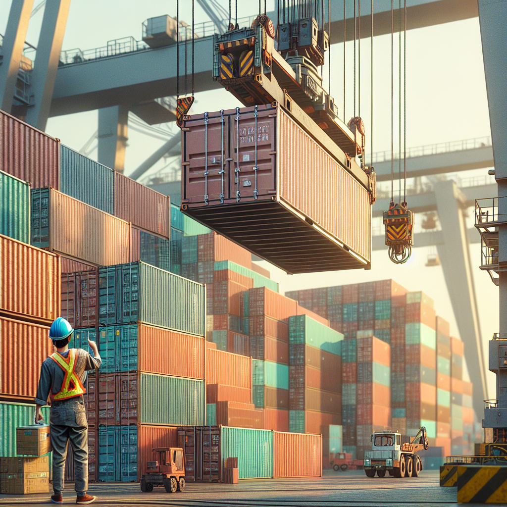 Как выполняется монтаж контейнеров автокраном