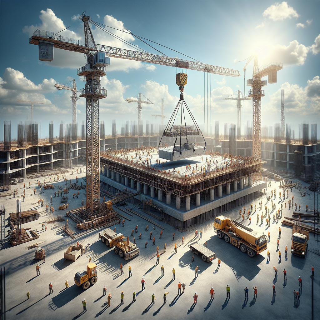 Как выбрать автокран для установки железобетонных плит