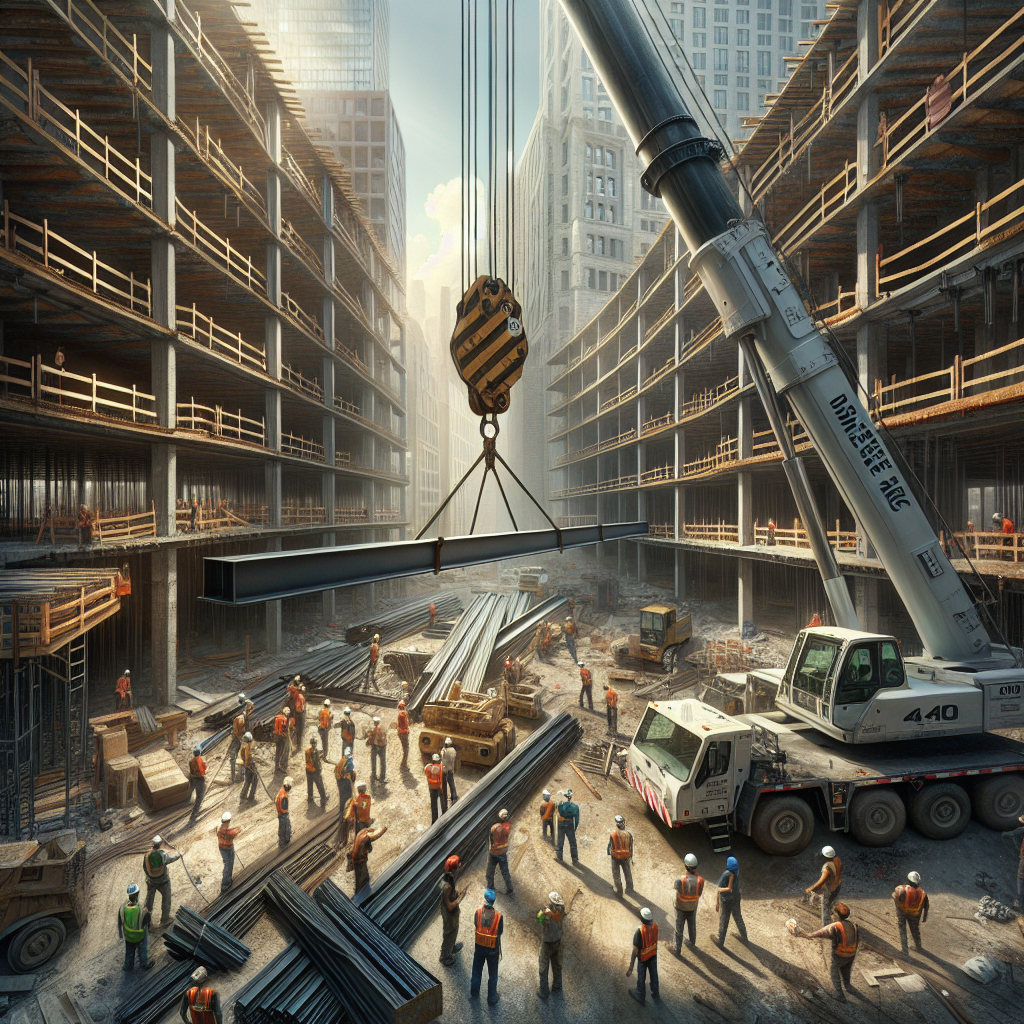 Особенности аренды автокрана 40 тонн для монтажа конструкций